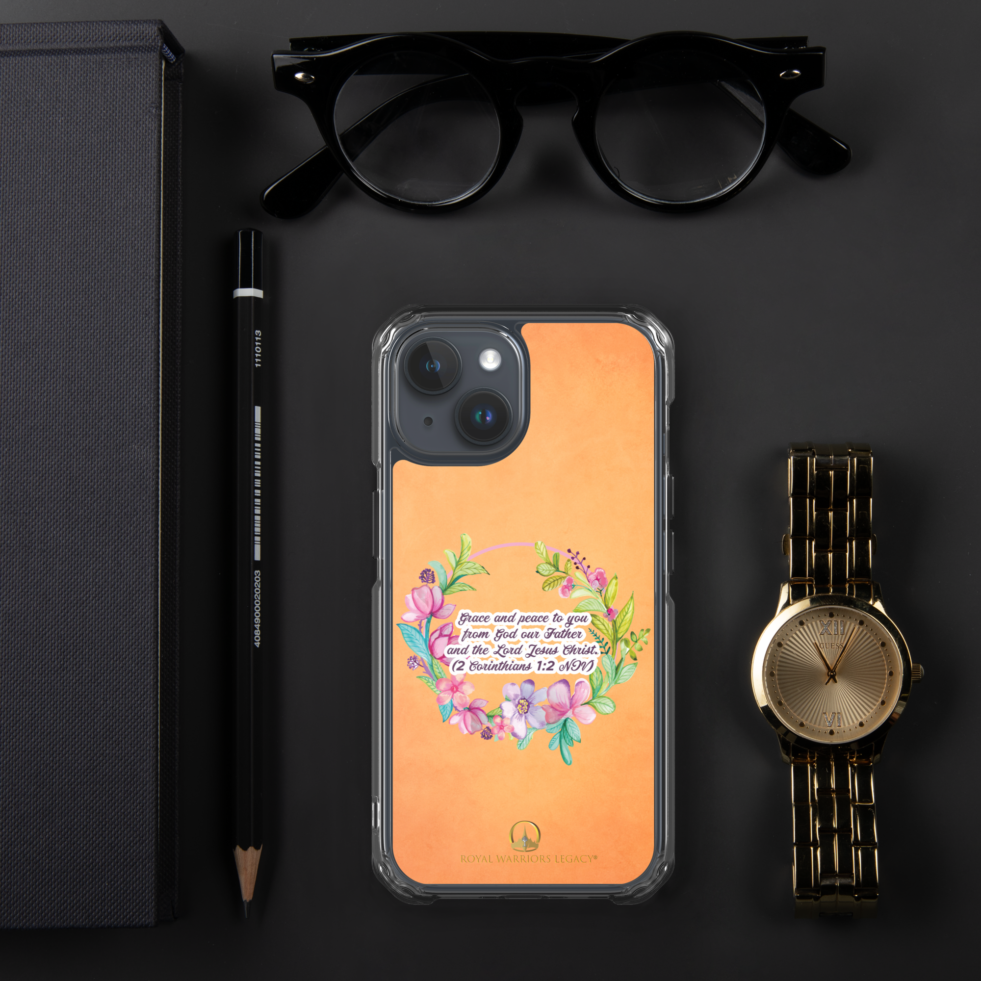 Grace & Peace Blooms: 2 Corinthians 1:2 iPhone® Clear Case