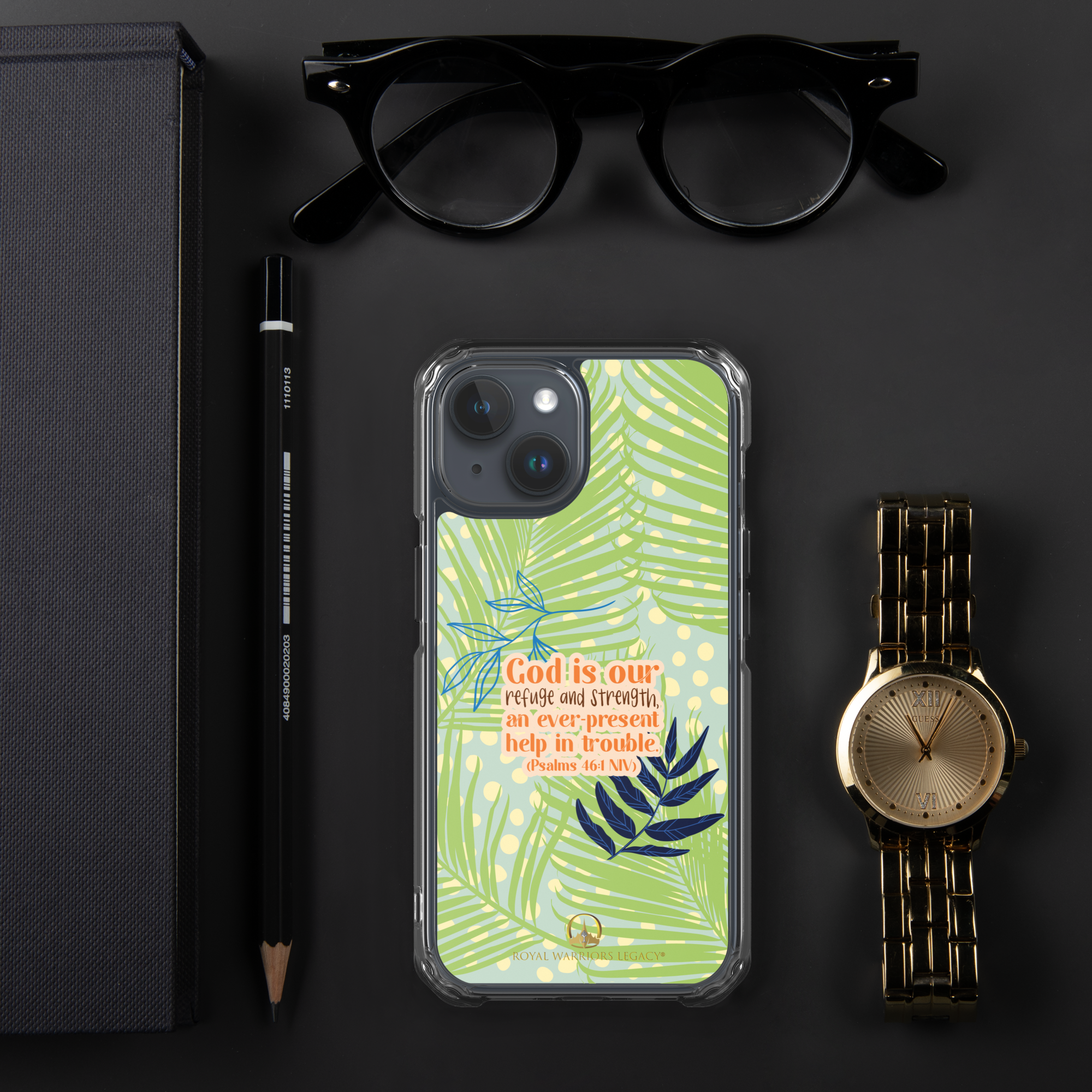 God Our Refuge: Psalm 46:1 iPhone® Clear Case