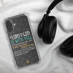 Rejoice in His Love: Zephaniah 3:17 iPhone® Clear Case