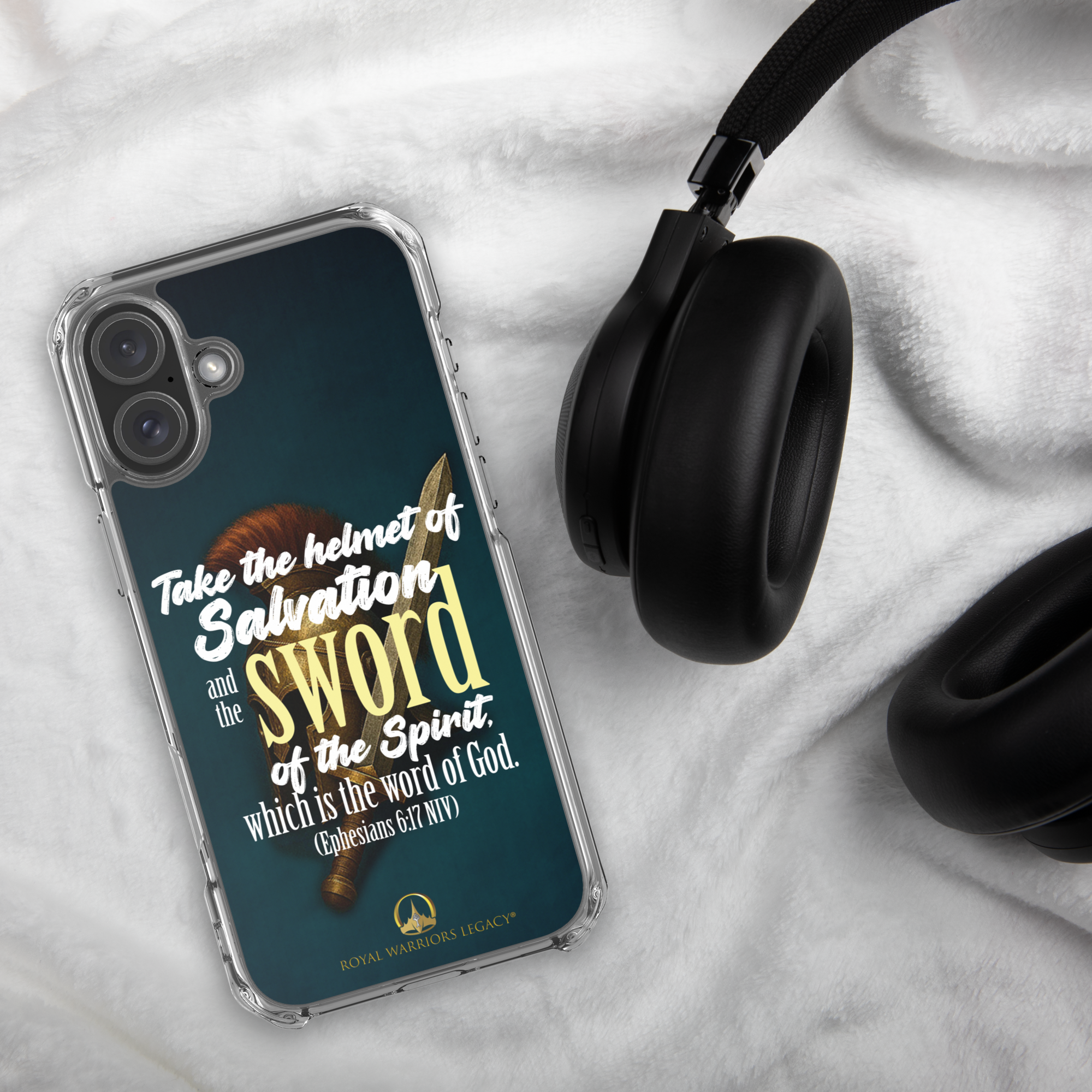 Sword & Salvation: Ephesians 6:17 iPhone® Clear Case