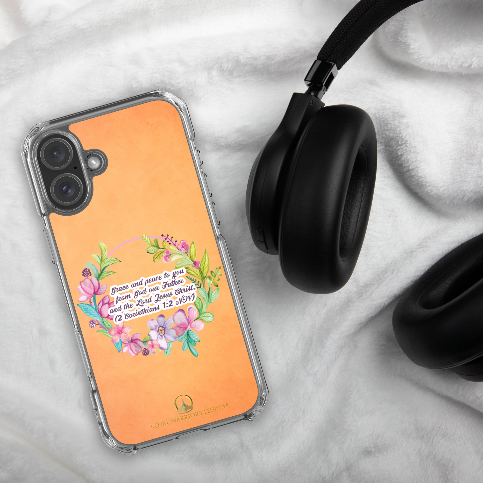 Grace & Peace Blooms: 2 Corinthians 1:2 iPhone® Clear Case