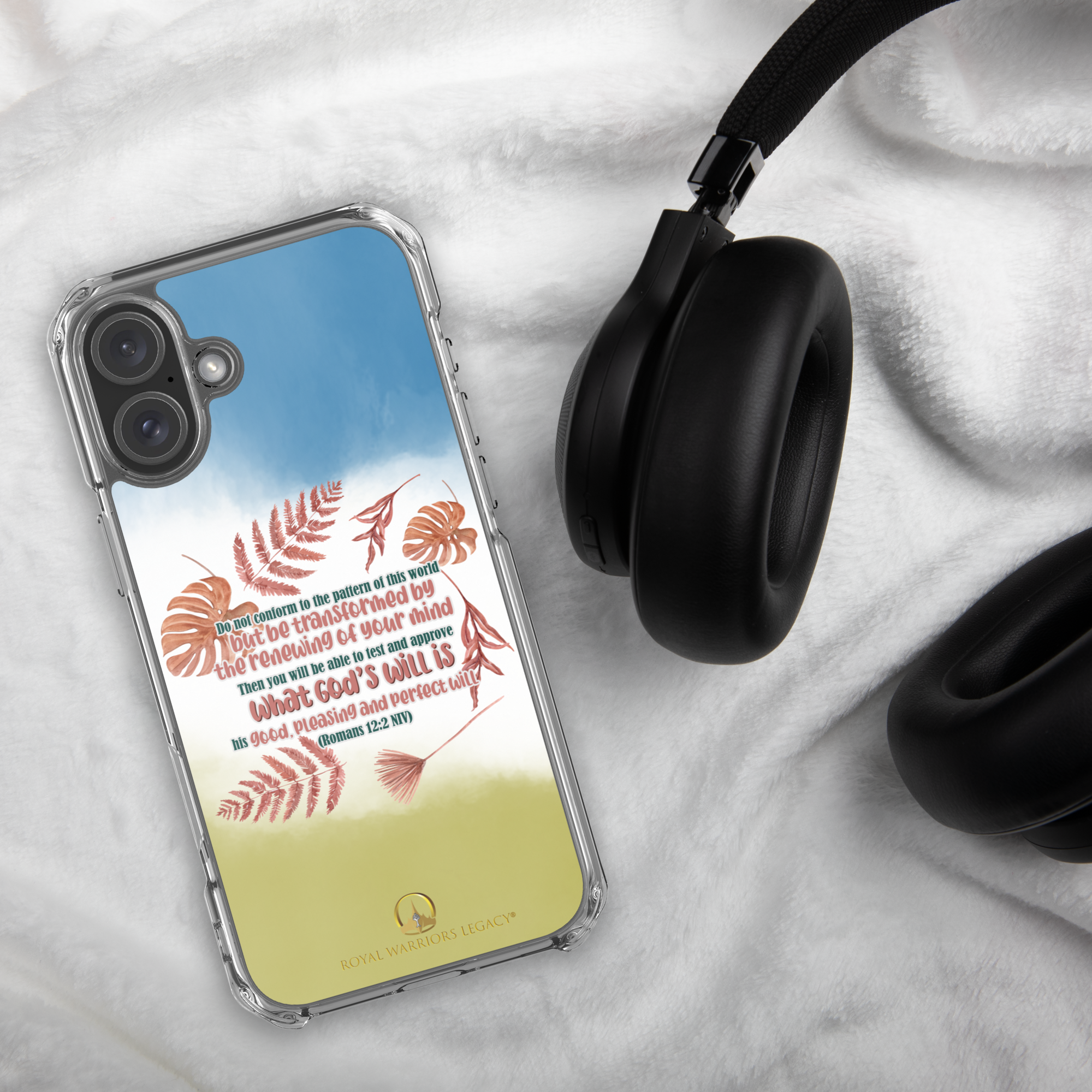 Renewed By The Spirit: Romans 12:2 iPhone® Clear Case