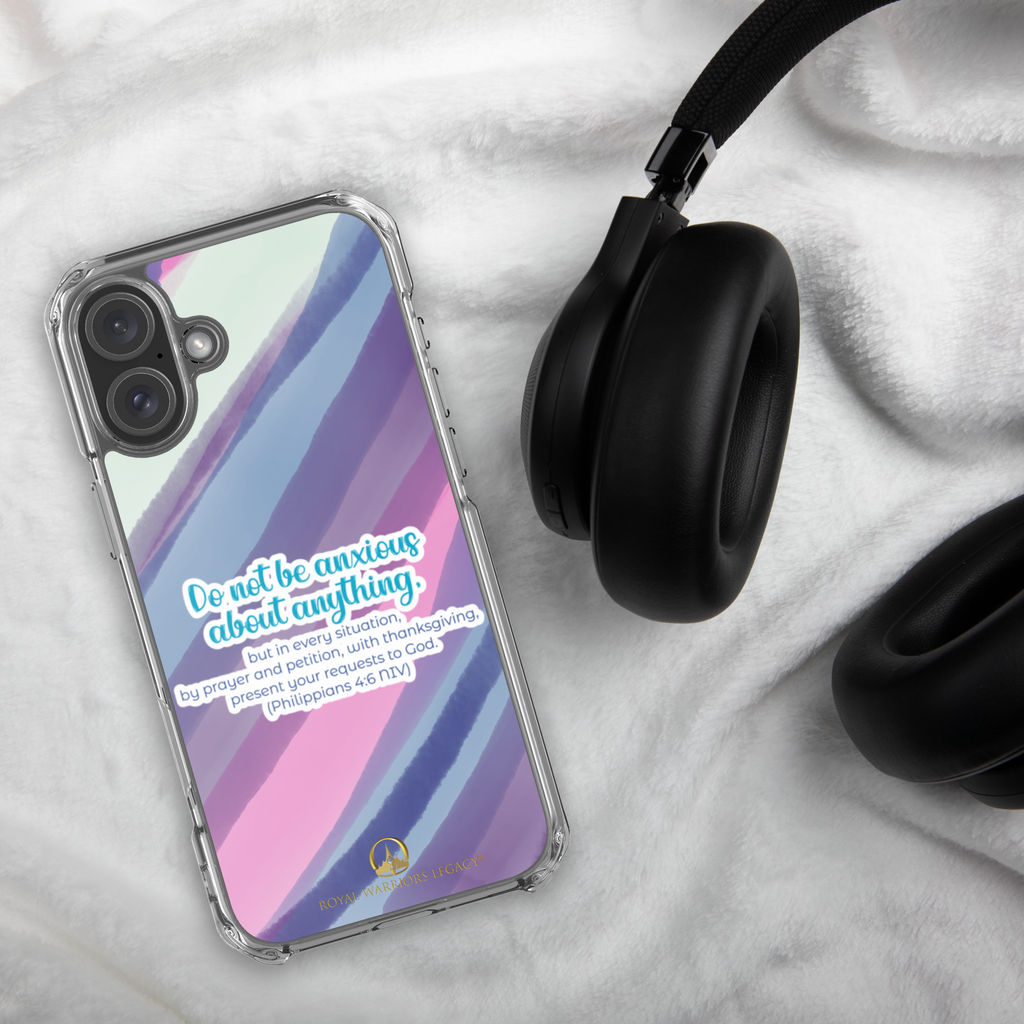 Prayer & Gratitude: Philippians 4:6 iPhone® Clear Case