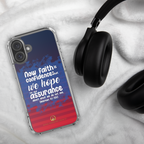 Faith & Hope: Hebrews 11:1 iPhone® Clear Case