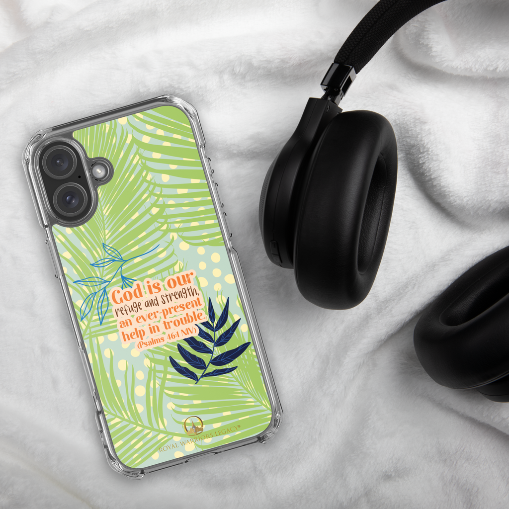 God Our Refuge: Psalm 46:1 iPhone® Clear Case