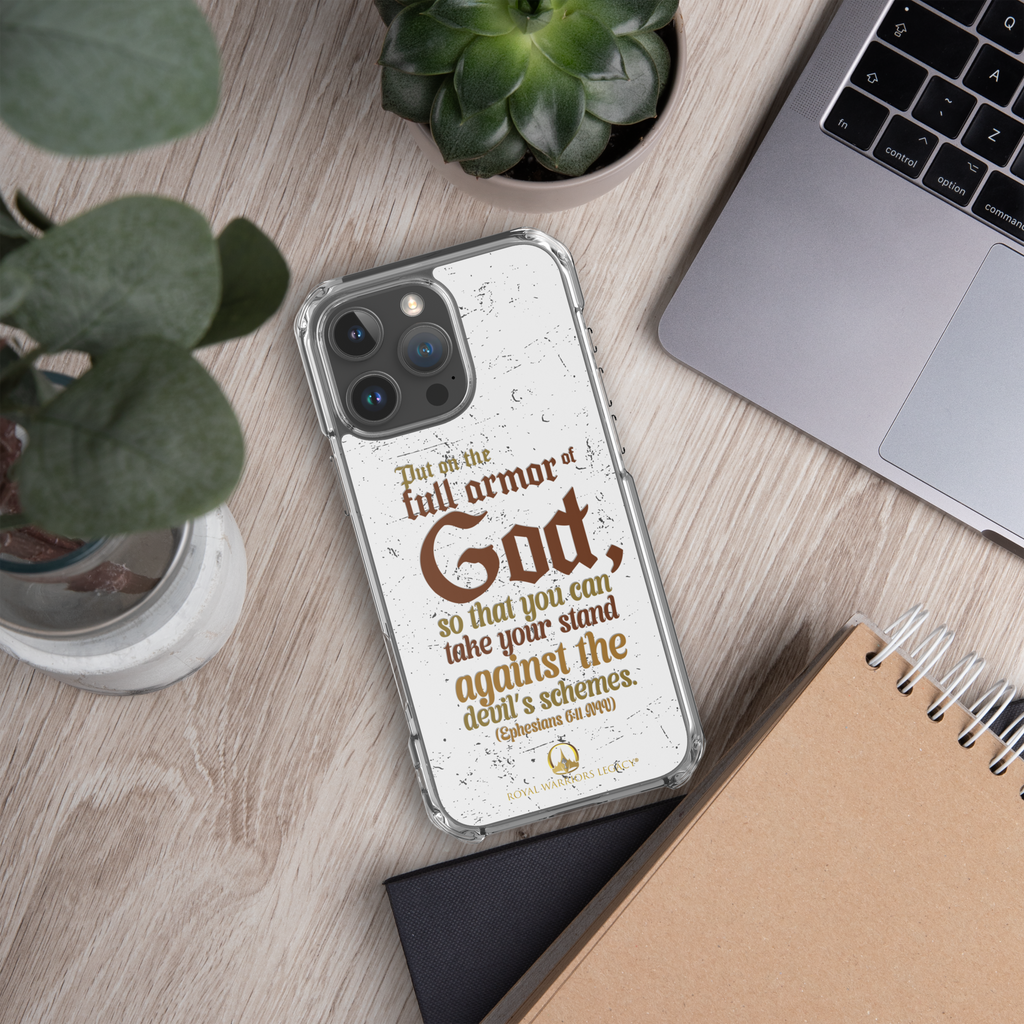 Full Armor Of God: Ephesians 6:11 iPhone® Clear Case