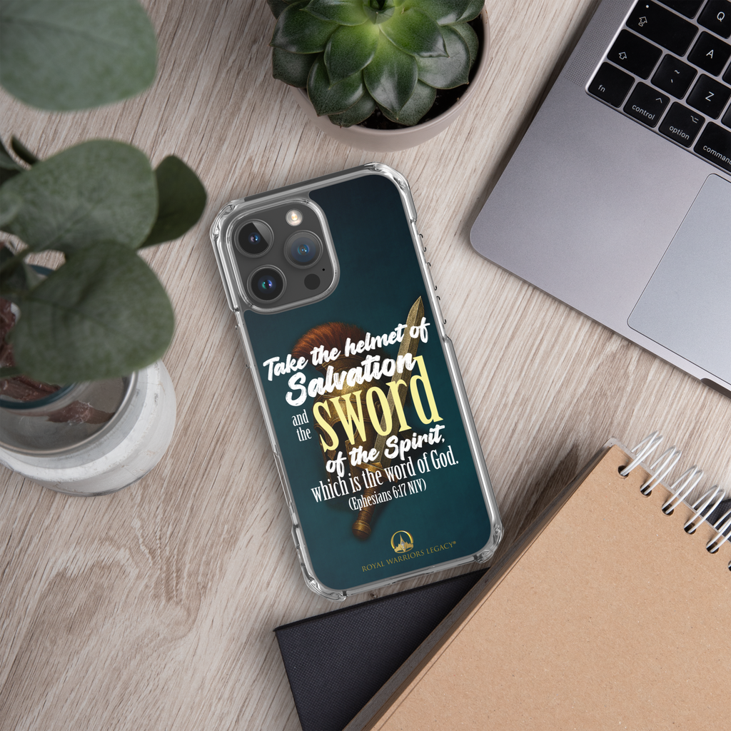 Sword & Salvation: Ephesians 6:17 iPhone® Clear Case