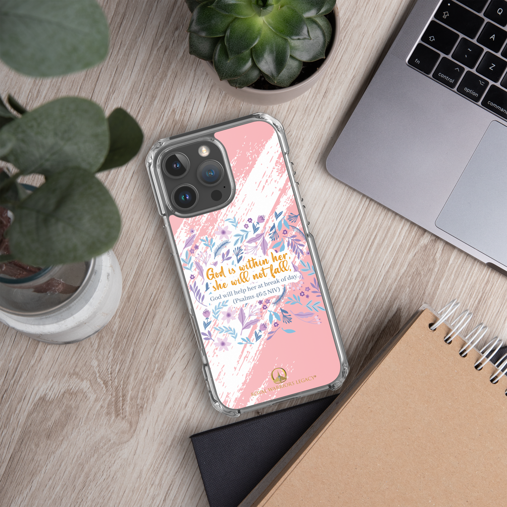 Unshakeable Faith: Psalms 46:5 iPhone® Clear Case