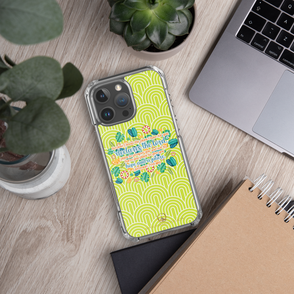 Hope & Future: Jeremiah 29:11 iPhone® Clear Case