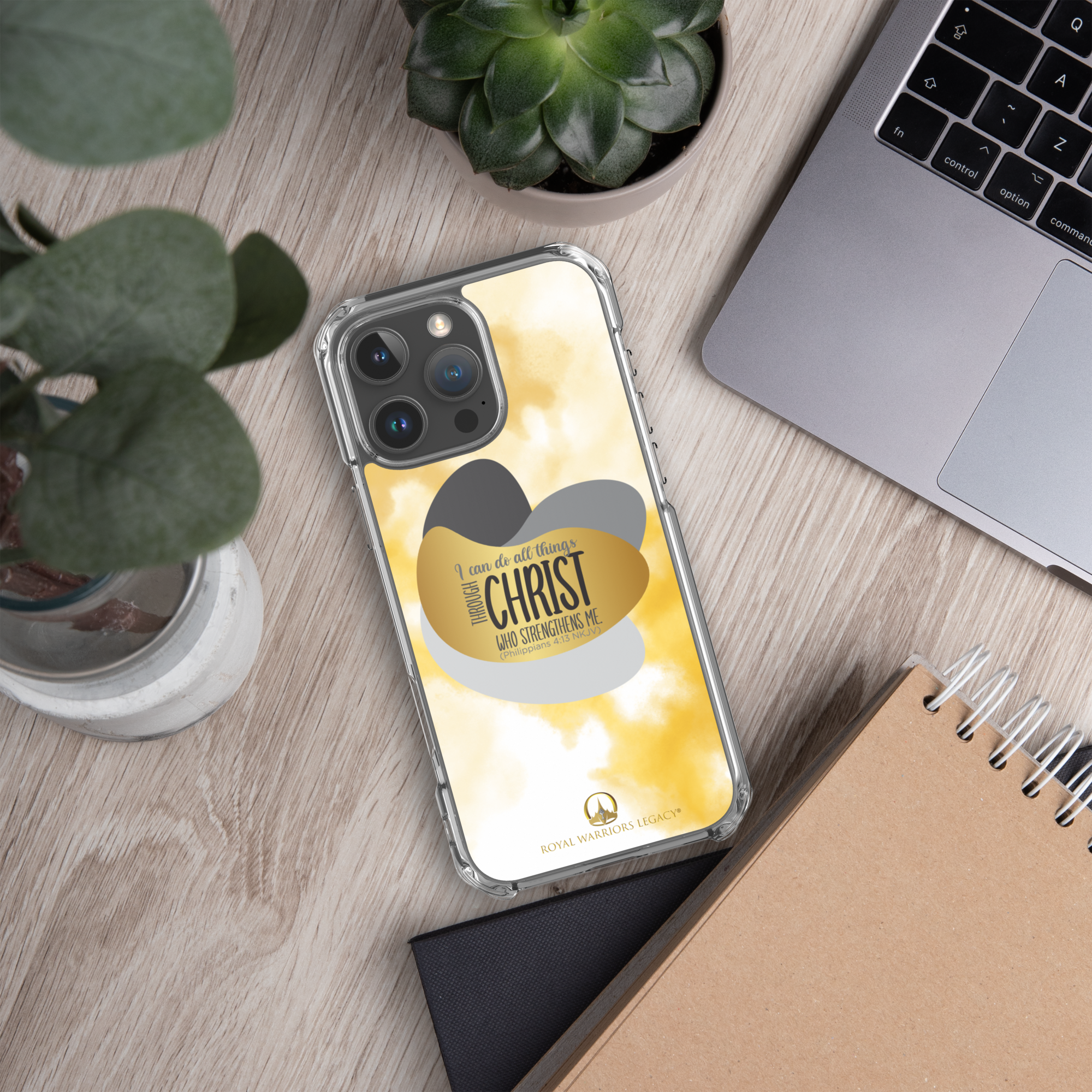 Empowered by Christ: Philippians 4:13 iPhone® Clear Case