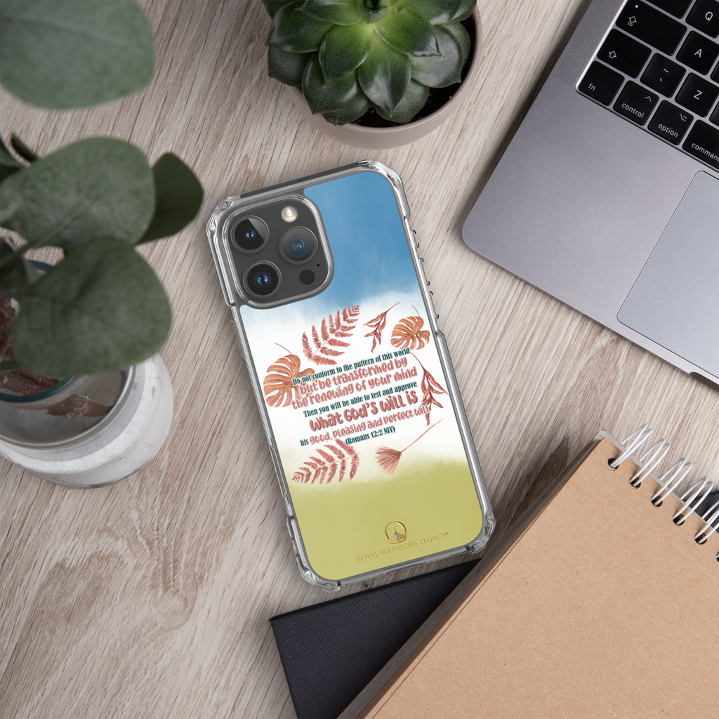 Renewed By The Spirit: Romans 12:2 iPhone® Clear Case