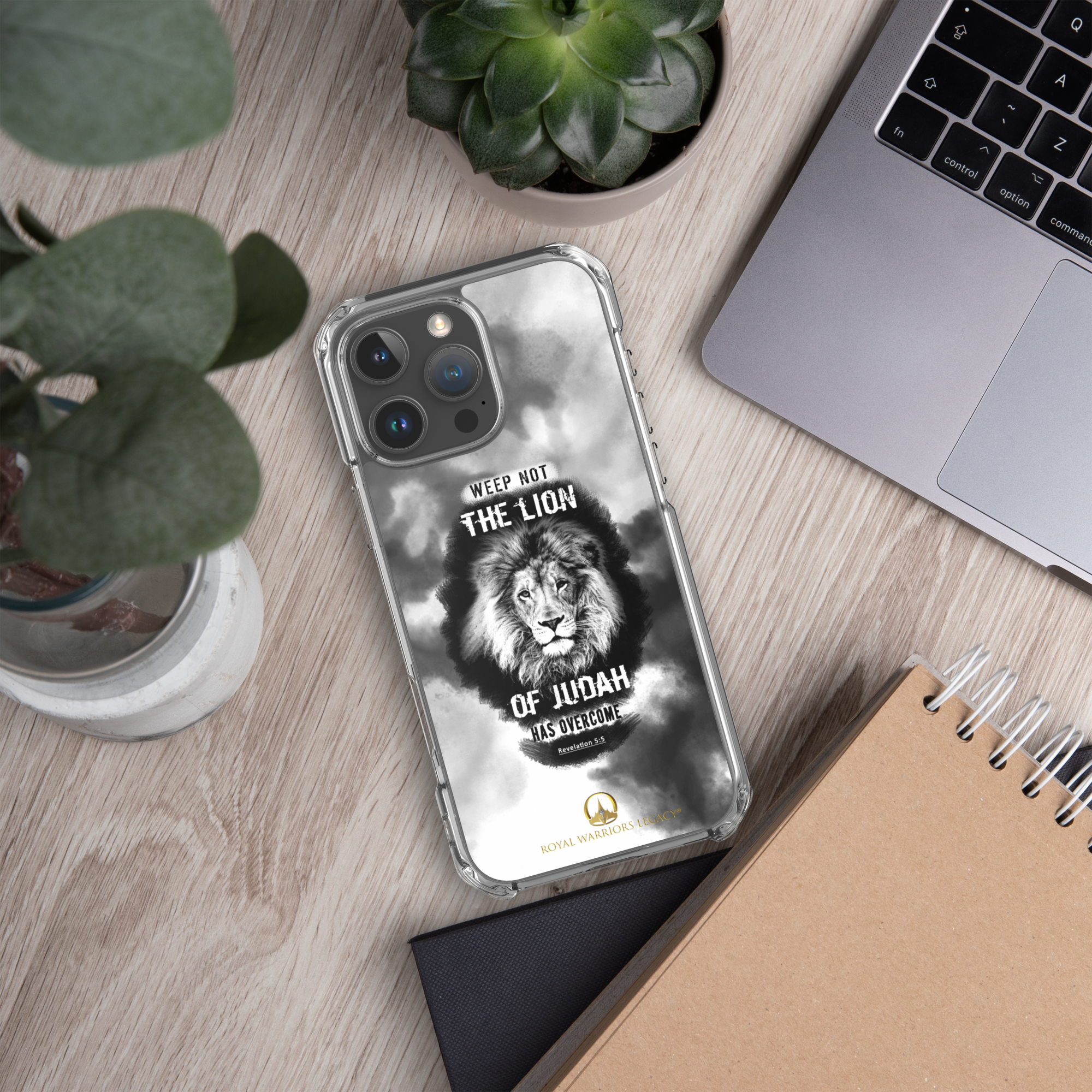 The Lion of Judah: Revelation 5:5 iPhone® Clear Case