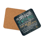 Rejoice in His Love: Zephaniah 3:17 Cork-Back Coaster Set (1–6 pcs)