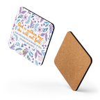 Unshakeable Faith: Psalms 46:5 Cork-Back Coaster Set (1–6 pcs)
