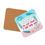 Fear Not: Isaiah 41:13 Cork-Back Coaster Set (1–6 pcs)
