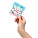 Fear Not: Isaiah 41:13 Cork-Back Coaster Set (1–6 pcs)