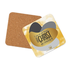 Empowered by Christ: Philippians 4:13 Cork-Back Coaster Set (1–6 pcs)