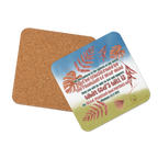 Renewed By The Spirit: Romans 12:2 Cork-Back Coaster Set (1–6 pcs)