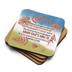 Renewed By The Spirit: Romans 12:2 Cork-Back Coaster Set (1–6 pcs)