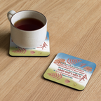 Renewed By The Spirit: Romans 12:2 Cork-Back Coaster Set (1–6 pcs)