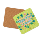 Hope & Future: Jeremiah 29:11 Cork-Back Coaster Set (1–6 pcs)