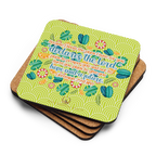 Hope & Future: Jeremiah 29:11 Cork-Back Coaster Set (1–6 pcs)