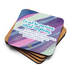 Prayer & Gratitude: Philippians 4:6 Cork-Back Coaster Set (1–6 pcs)