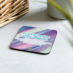 Prayer & Gratitude: Philippians 4:6 Cork-Back Coaster Set (1–6 pcs)