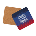Faith & Hope: Hebrews 11:1 Cork-Back Coaster Set (1–6 pcs)