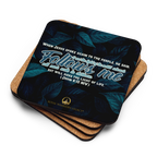 Light Of The World: John 8:12 Cork-Back Coaster Set (1–6 pcs)