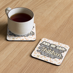 Childlike Faith: Matthew 18:3 Cork-Back Coaster Set (1–6 pcs)