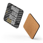 Come Run With Jesus Gold Cork-Back Coaster Set (1–6 pcs)