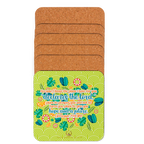 Hope & Future: Jeremiah 29:11 Cork-Back Coaster Set (1–6 pcs)