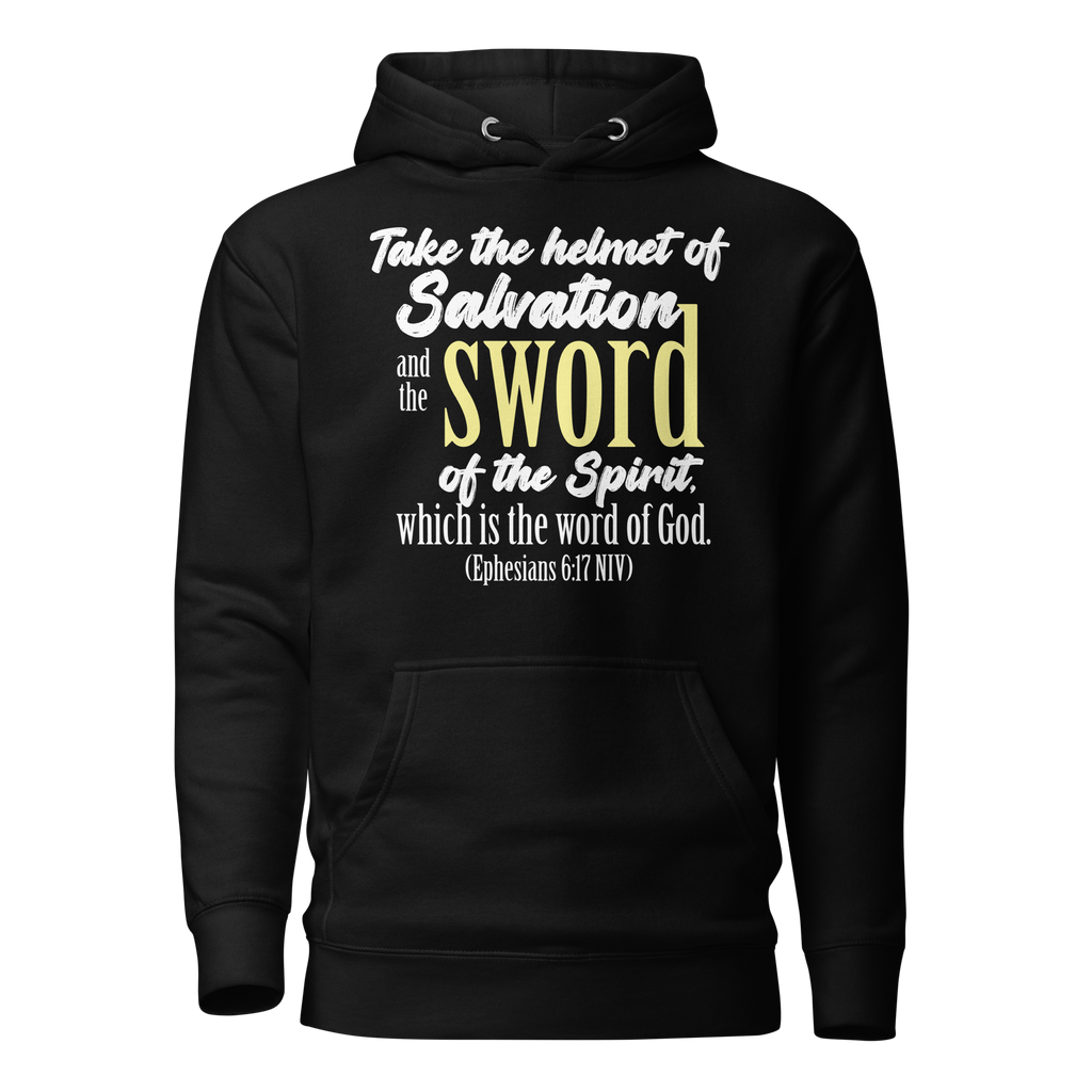 Sword & Salvation: Ephesians 6:17 Unisex Premium Hoodie