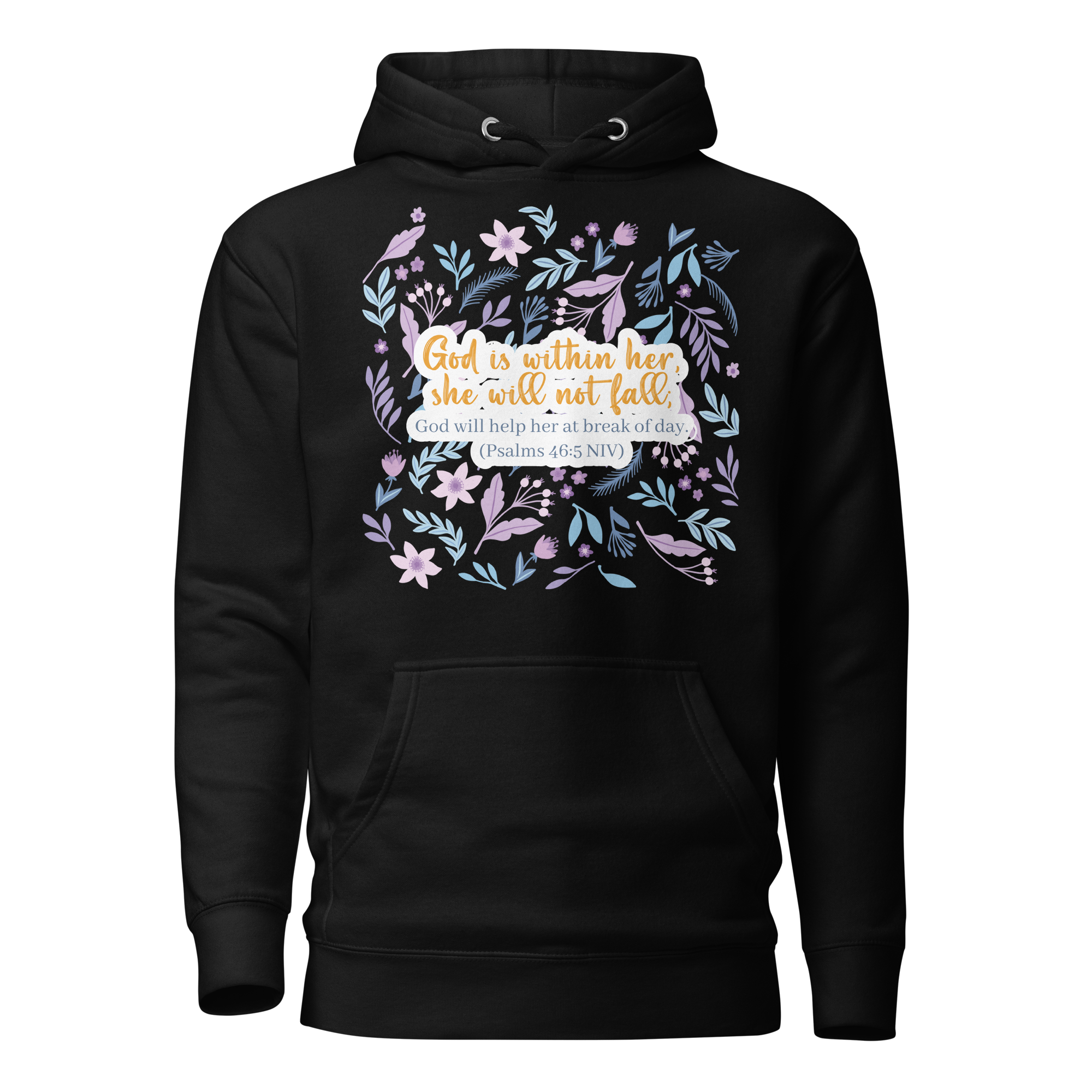 Unshakeable Faith: Psalms 46:5 Unisex Premium Hoodie