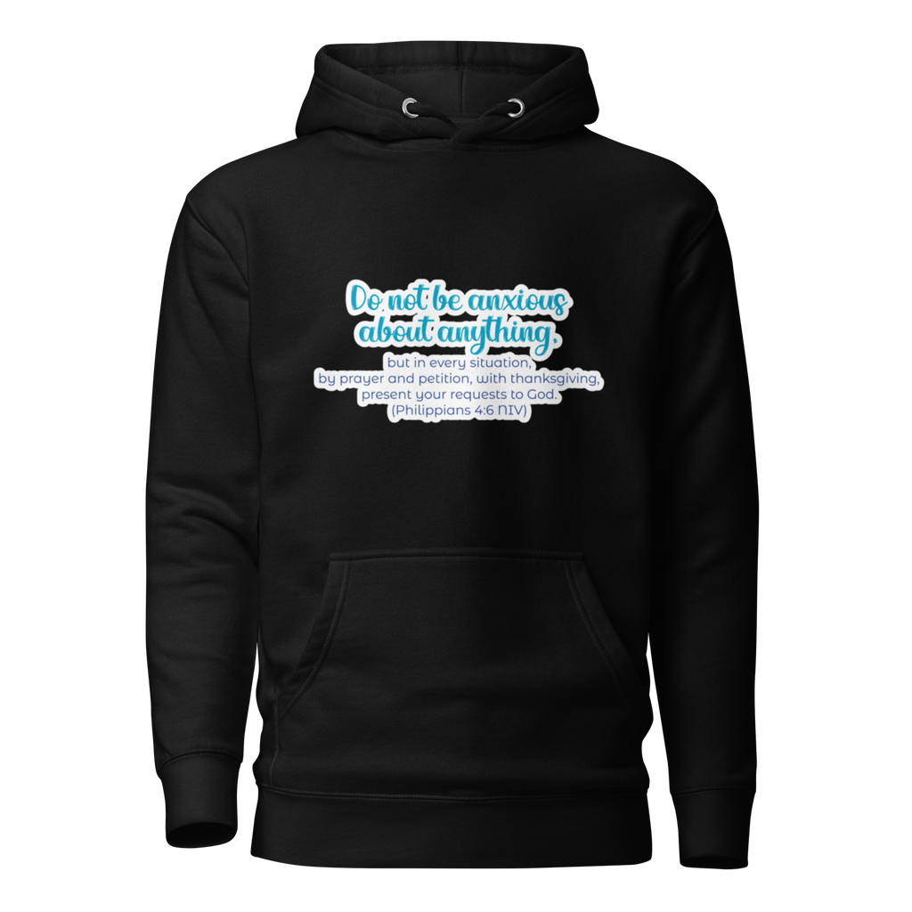 Prayer & Gratitude: Philippians 4:6 Unisex Premium Hoodie