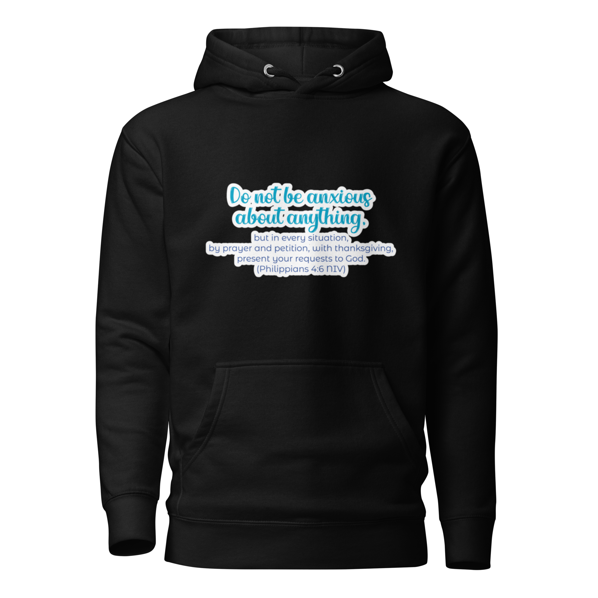 Prayer & Gratitude: Philippians 4:6 Unisex Premium Hoodie