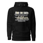 Childlike Faith: Matthew 18:3 Unisex Premium Hoodie