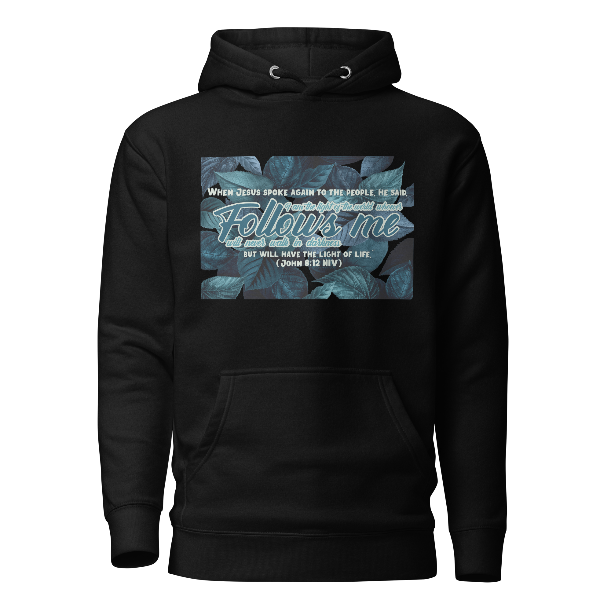 Light Of The World: John 8:12 Unisex Premium Hoodie