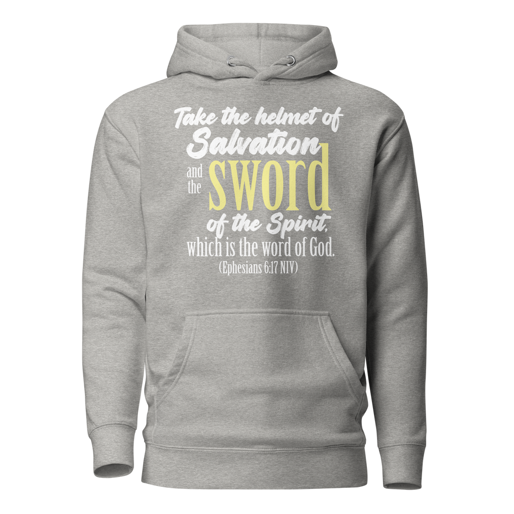 Sword & Salvation: Ephesians 6:17 Unisex Premium Hoodie
