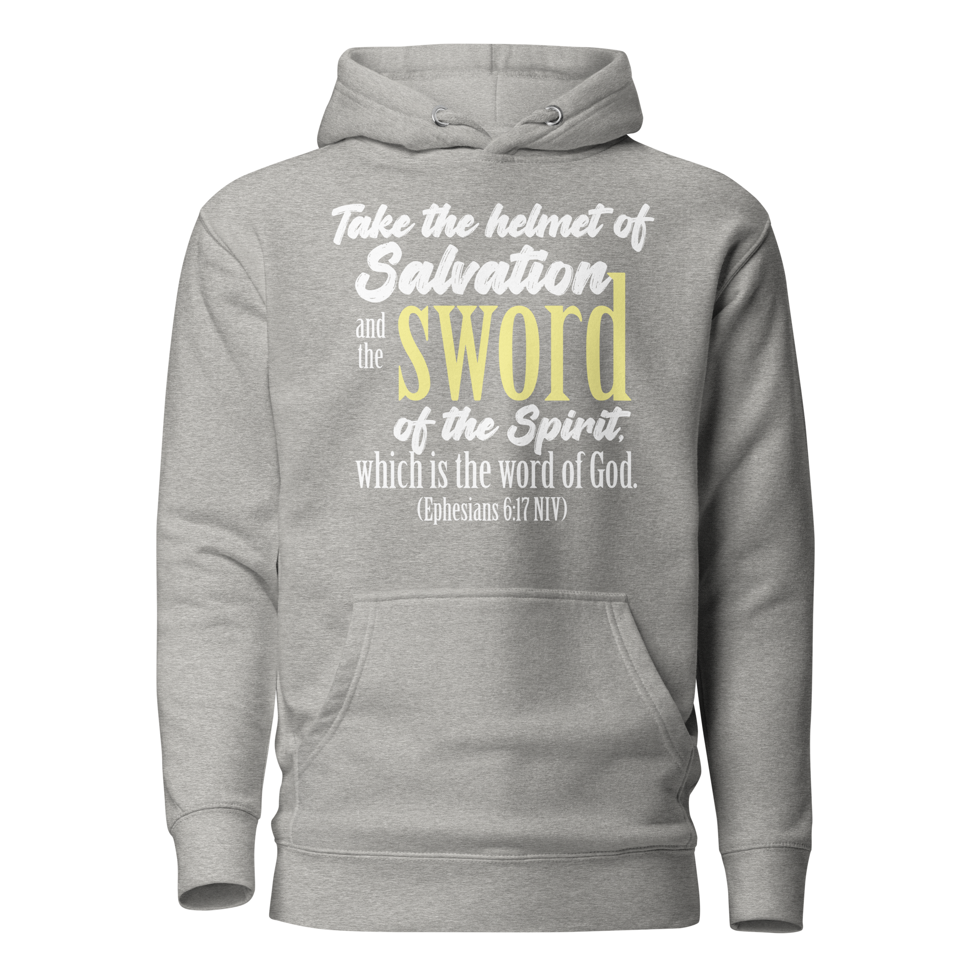 Sword & Salvation: Ephesians 6:17 Unisex Premium Hoodie