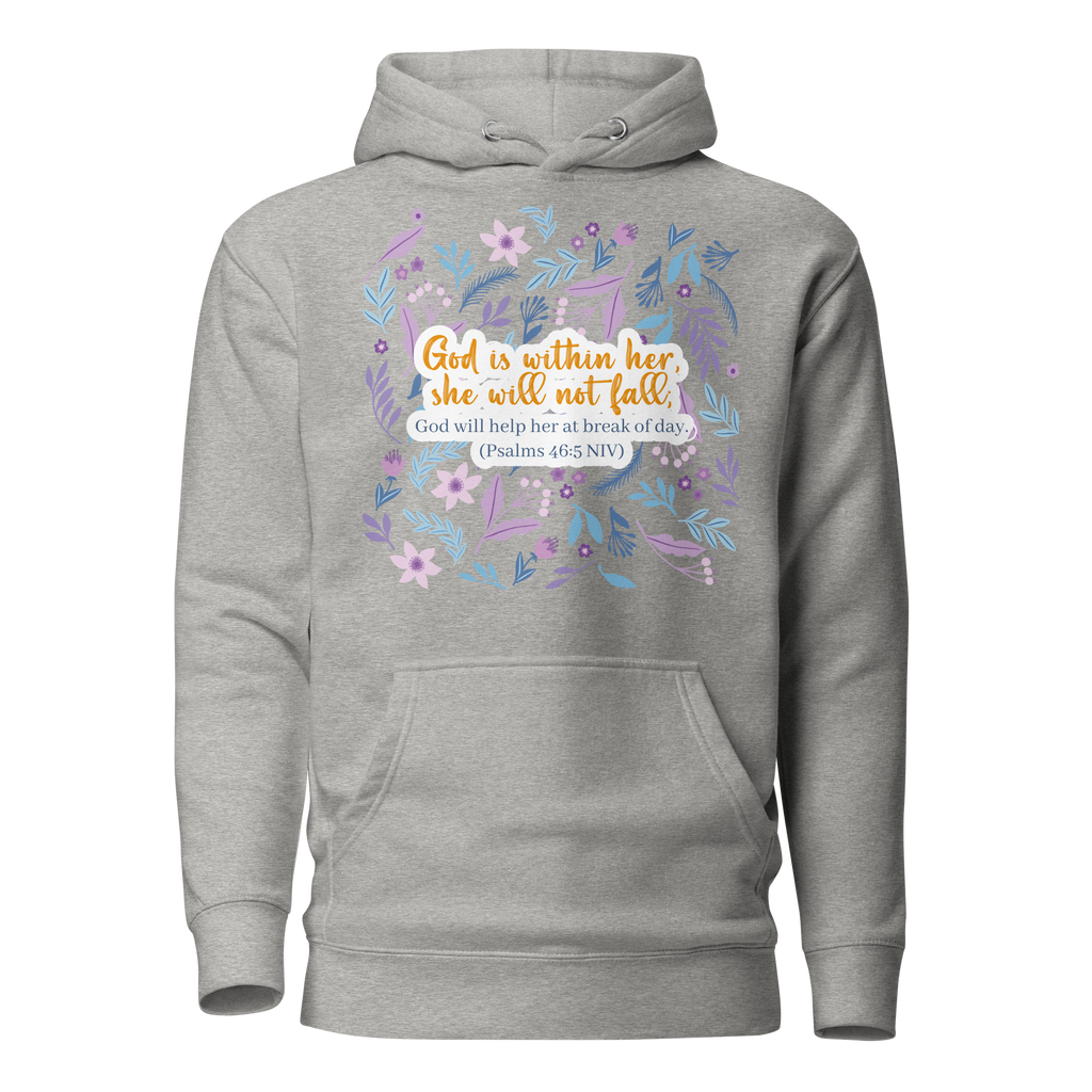 Unshakeable Faith: Psalms 46:5 Unisex Premium Hoodie