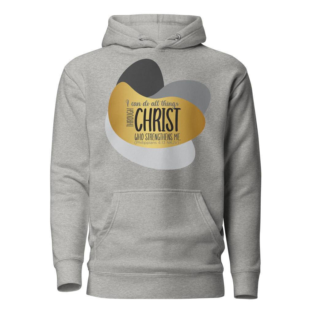 Empowered by Christ: Philippians 4:13 Unisex Premium Hoodie