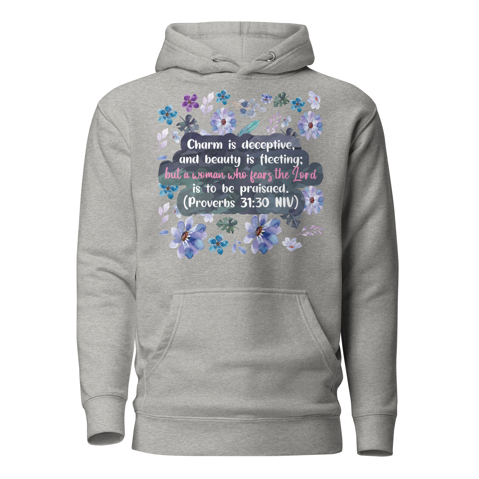 Fearless Woman: Proverbs 31:30 Unisex Premium Hoodie