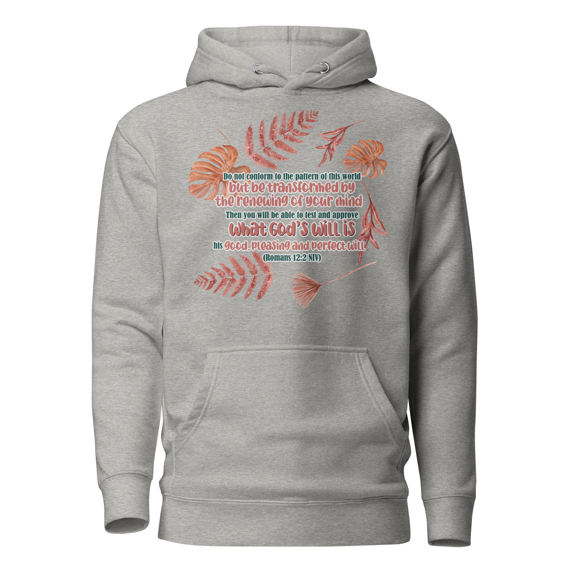 Renewed By The Spirit: Romans 12:2 Unisex Premium Hoodie