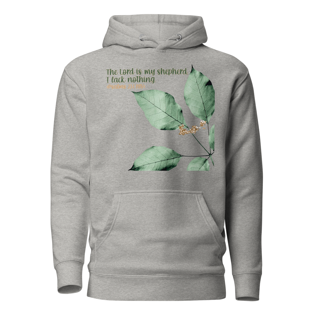 The Lord Is My Shepherd: Psalm 23:1 Unisex Premium Hoodie