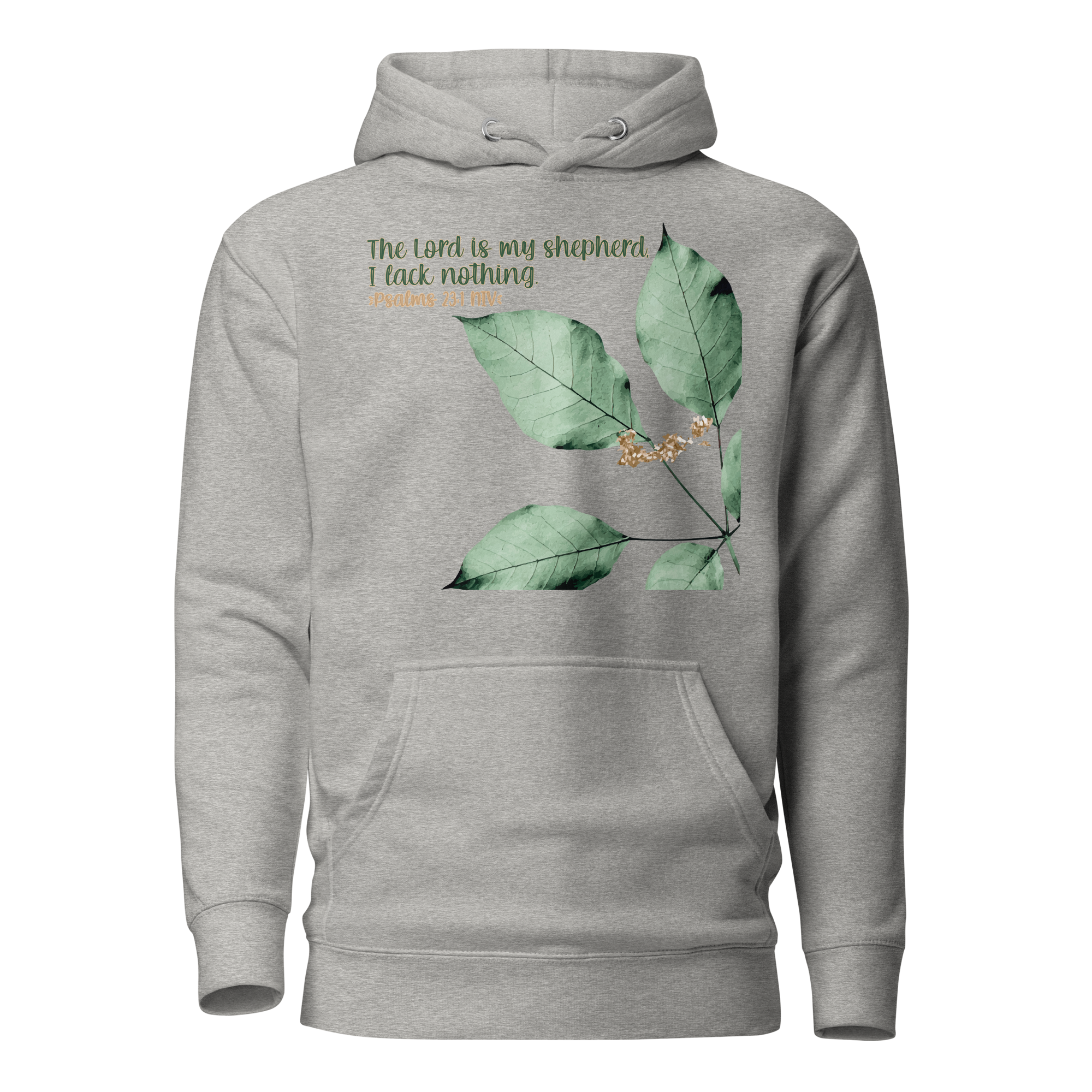 The Lord Is My Shepherd: Psalm 23:1 Unisex Premium Hoodie
