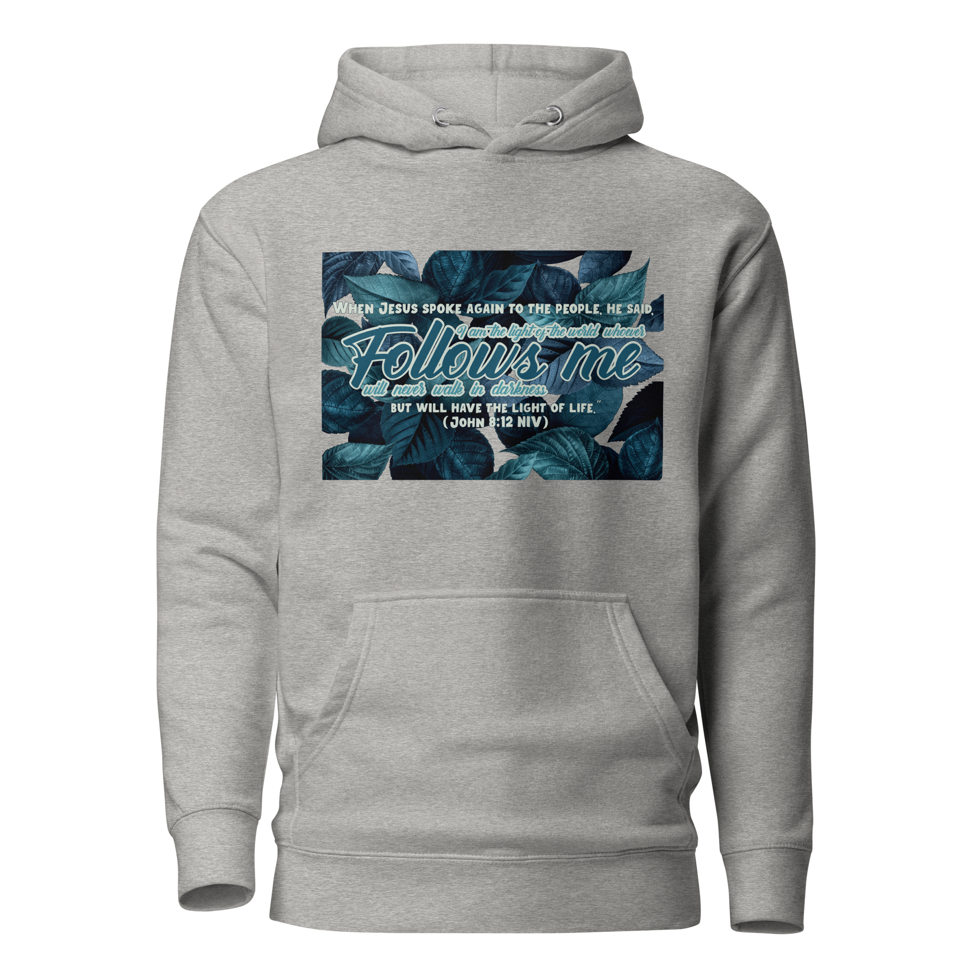 Light Of The World: John 8:12 Unisex Premium Hoodie