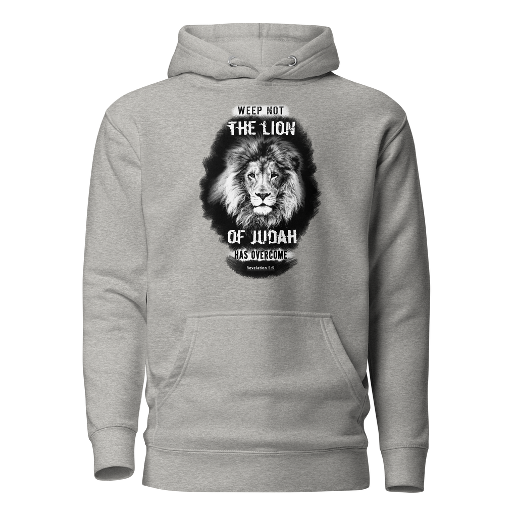 The Lion of Judah: Revelation 5:5 Unisex Premium Hoodie
