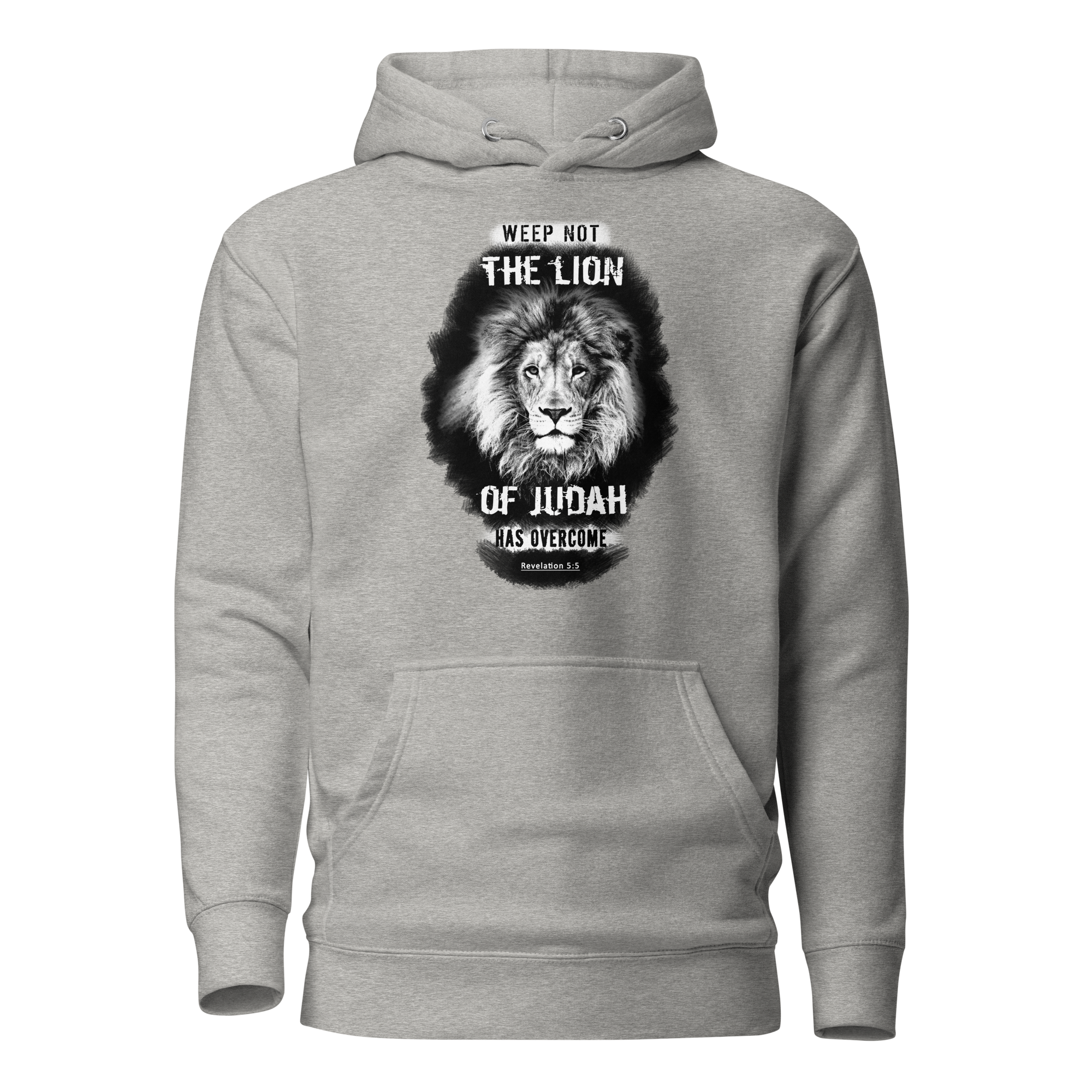 The Lion of Judah: Revelation 5:5 Unisex Premium Hoodie
